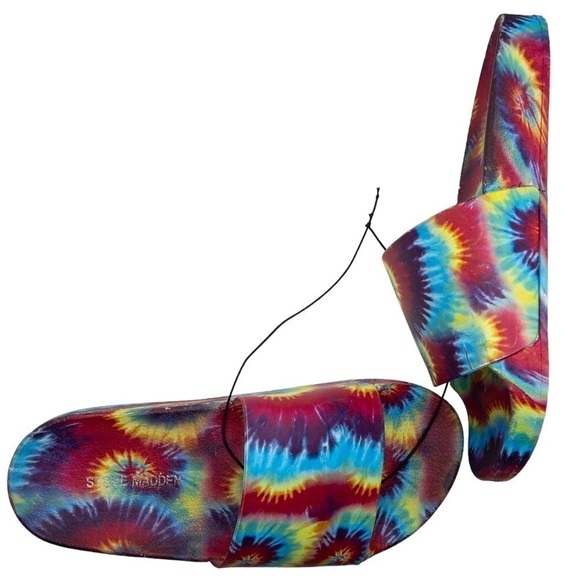 Steve Madden Womens Sofi Tie Dye Molded Slide Sandal Size 6 - Picture 1 of 7